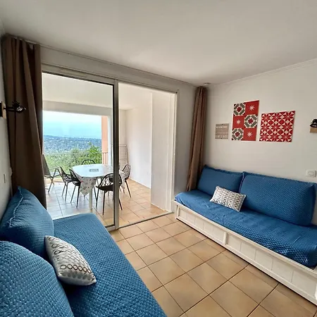 アパート Les Restanques 4027 Vue Grande Terrasse グリモー