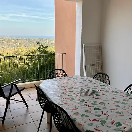 Les Restanques 4027 Vue Grande Terrasse アパート グリモー