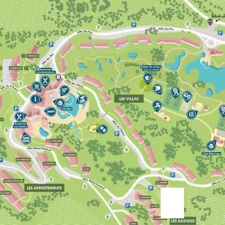 Les Restanques 4027 Vue Grande Terrasse アパート グリモー